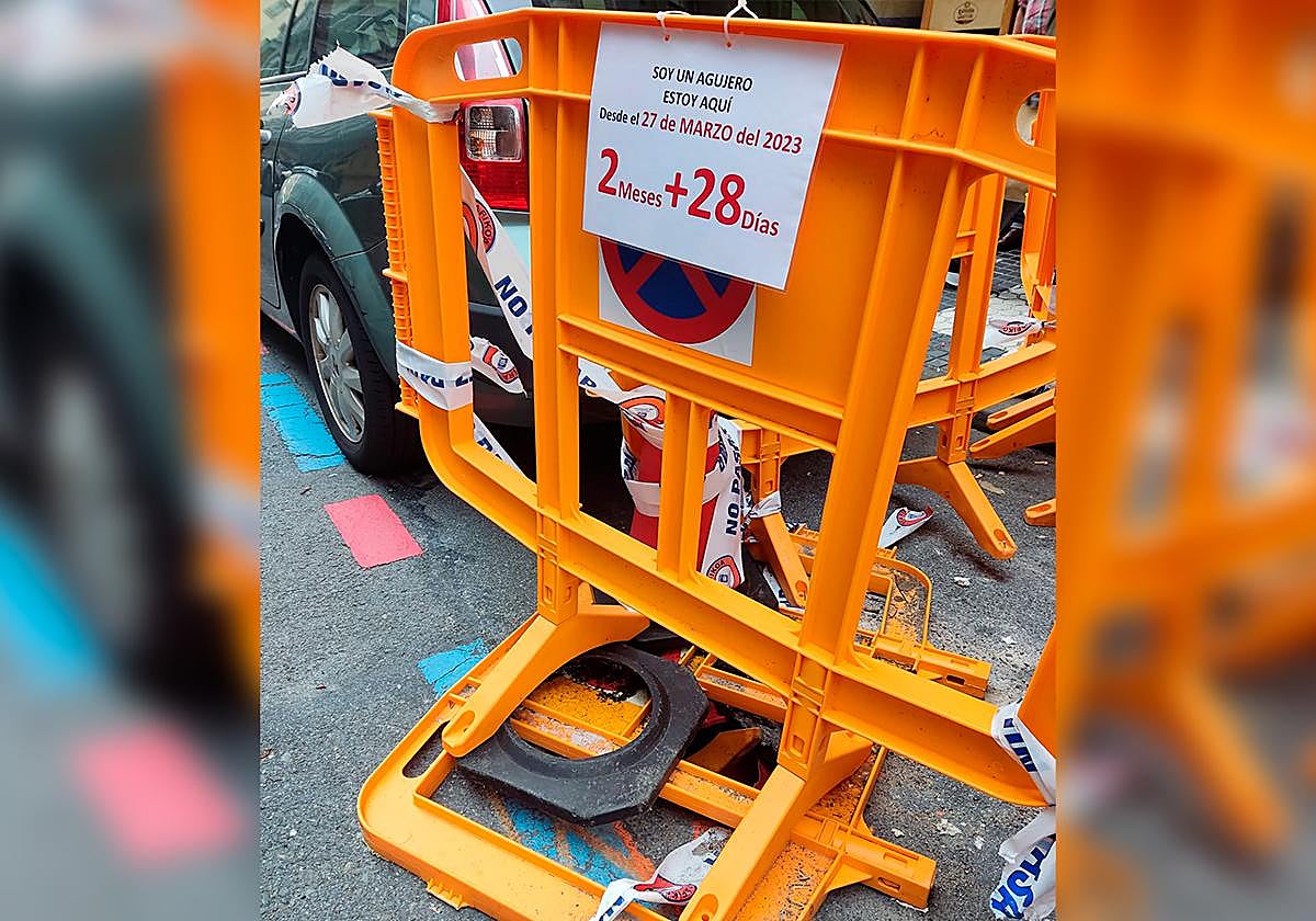 «Hola, soy un agujero y estoy aquí desde el 27 de marzo»