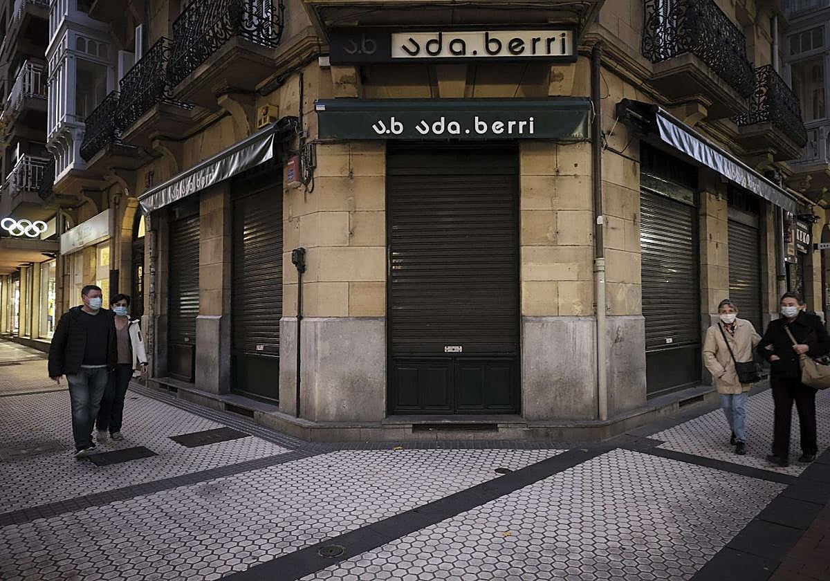 La hostelería estuvo cerrada durante semanas en los municipios con la tasa de incidencia del Covid alta en el invierno de 2020/2021.