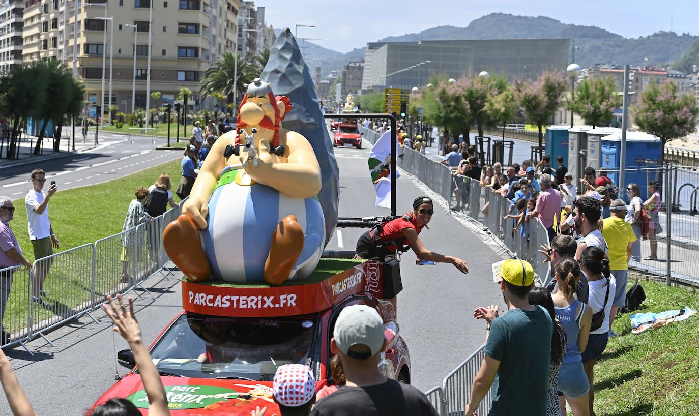 Las mejores imágenes de la etapa del Tour en Gipuzkoa