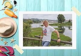 Julian Iantzi se sincera ante las cámaras de El Diario Vasco desde el Parque de Plaiaundi, Irun