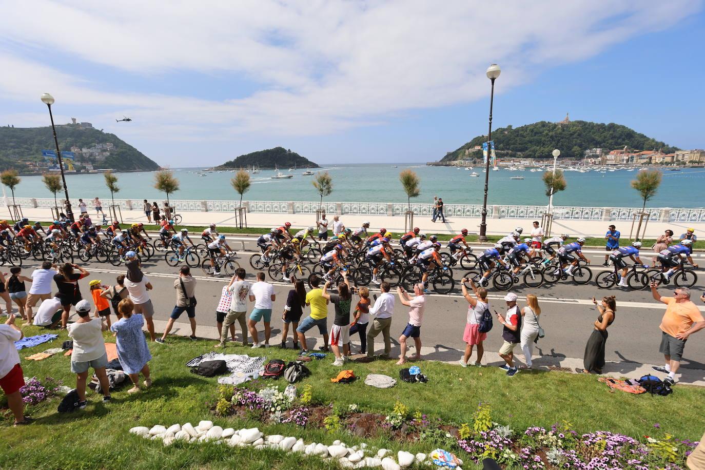 Las mejores imágenes de la etapa del Tour en Gipuzkoa