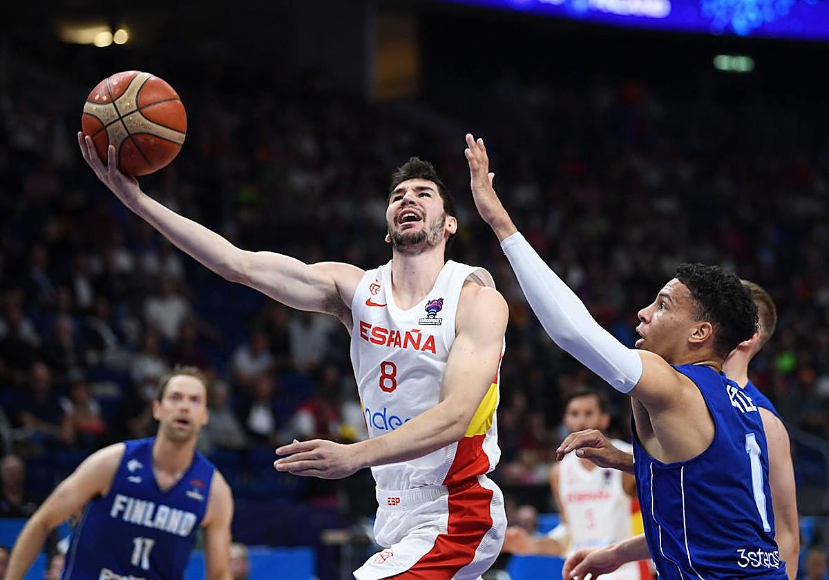 Darío Brizuela, en una imagen de archivo de España contra FInlandia.