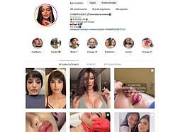 Pantallazo de la cuenta de Instagram de la supuesta cosmetóloga aportado por el colegio de médicos en su denuncia.
