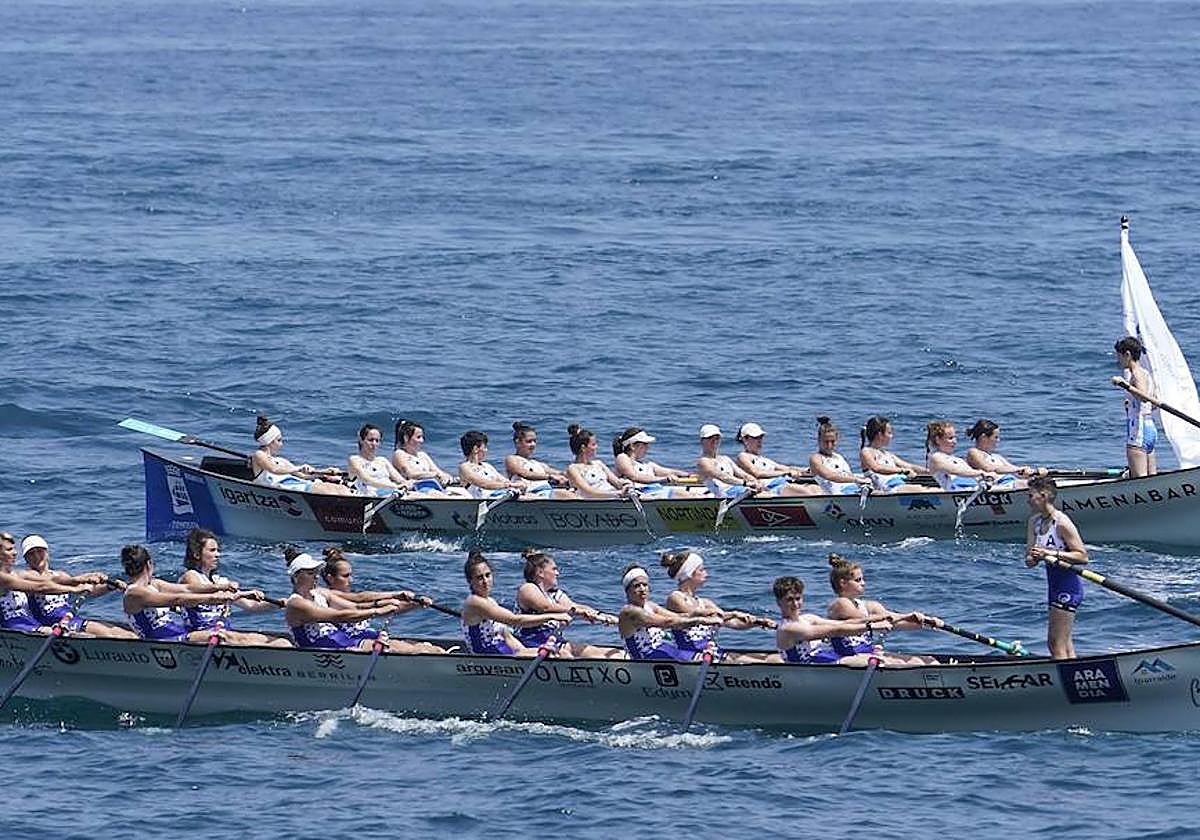 Arraun Lagunak y Donostiarra remarán este sábado en casa.