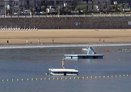 Imagen de La Concha a primera hora de la mañana.