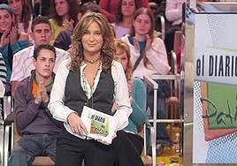 Patricia Gaztañaga en uno de los programas de 'El diario de Patricia'.