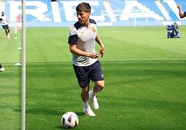 David Silva continúa con su puesta a punto de manera individualizada