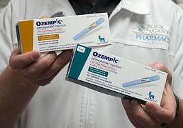 Dos cajas de los inyectables de Ozempic, el medicamento contra la diabetes que utilizan también como adelgazante.