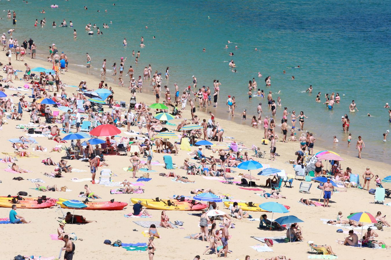 Ola de calor en Gipuzkoa