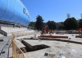 Las obras de reurbanización de Anoeta han arrancado ya.