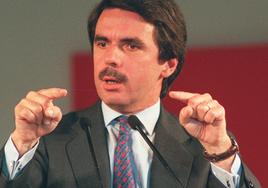 Aznar en una imagen de 1998