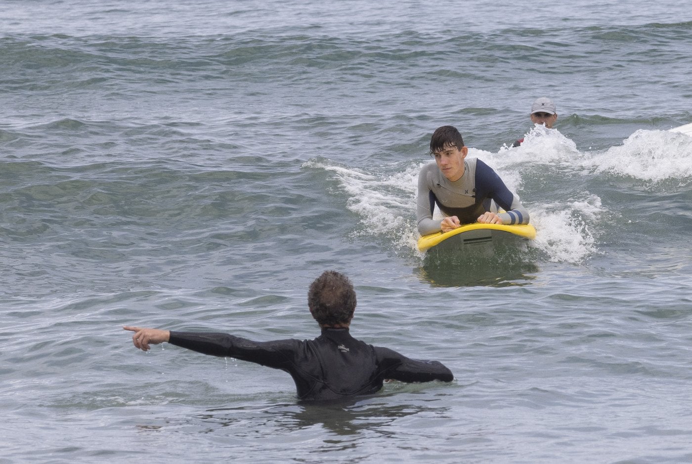 Ander entrenando en Donostia.