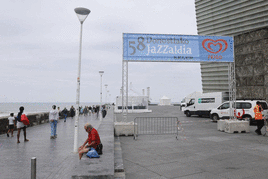 Montaje de los principales escenarios del Jazzaldia