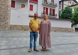 Asier Velasco y Anne Ugarteburu presentaron ayer la feria.