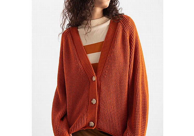 Cardigán 'Numen' en color teja