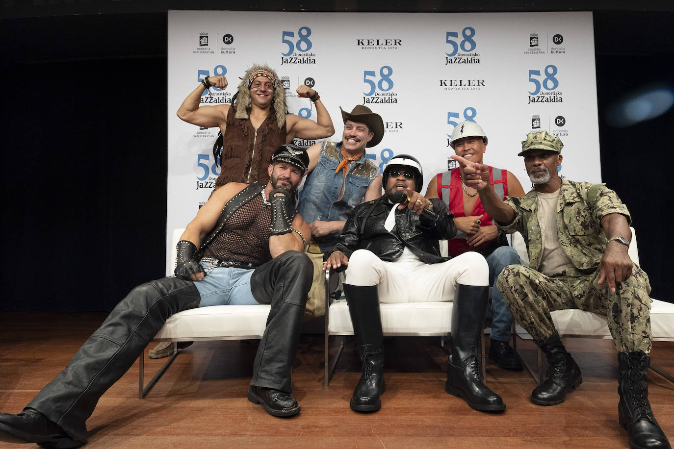 Los Village People actúan este viernes