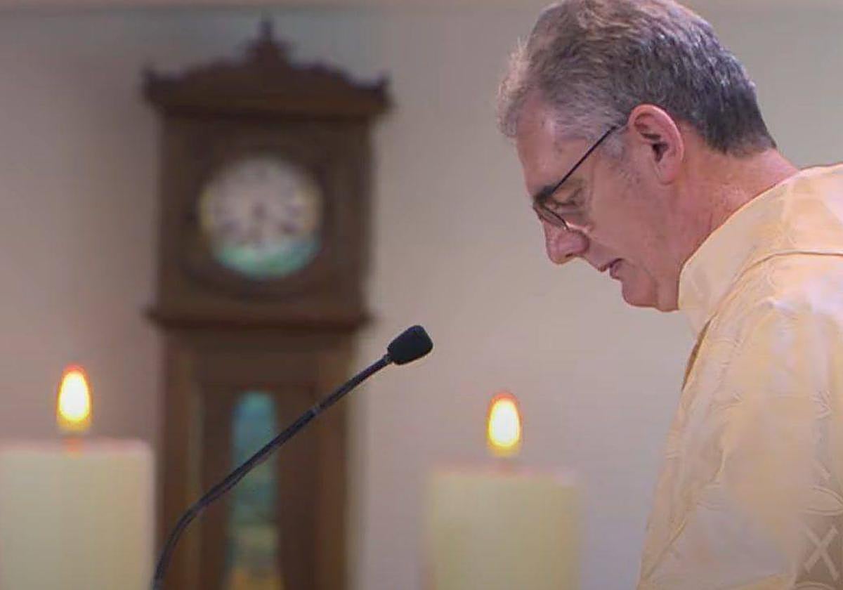 El párroco fallecido, Joxan Larrañaga.