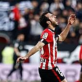 Iñigo Lekue en el Rayo-Athletic.