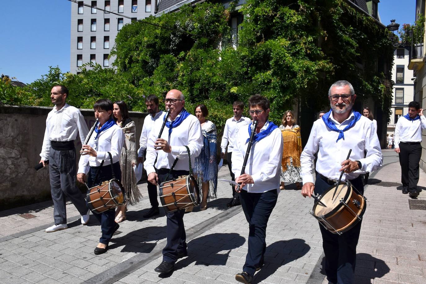 Cuatro nuevos cofrades santaneros en Ordizia