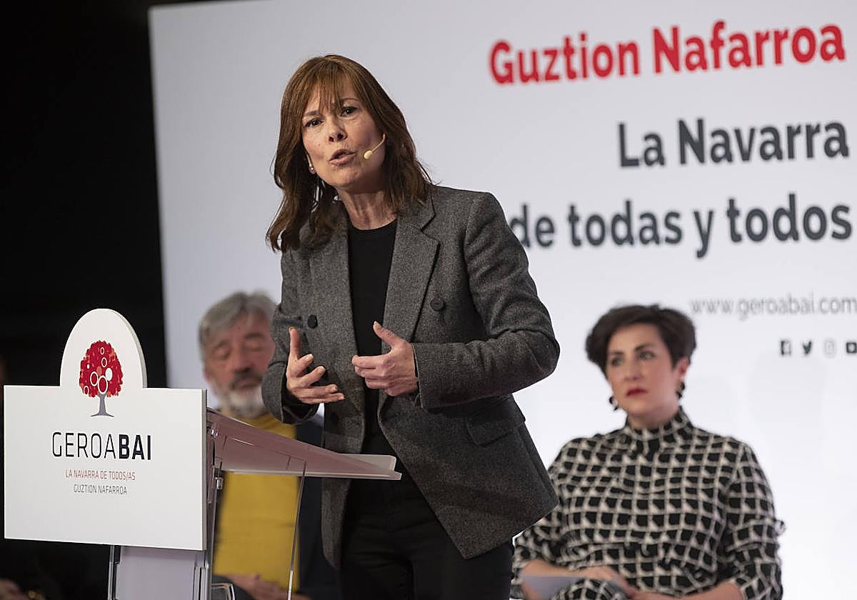 Uxue Barkos, candidata a presidir Navarra.
