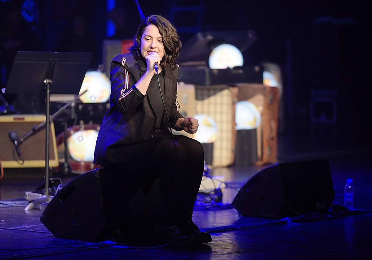 Ines Osinaga, artxiboko irudi batean.