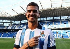 André Silva, nuevo jugador de la Real Sociedad.