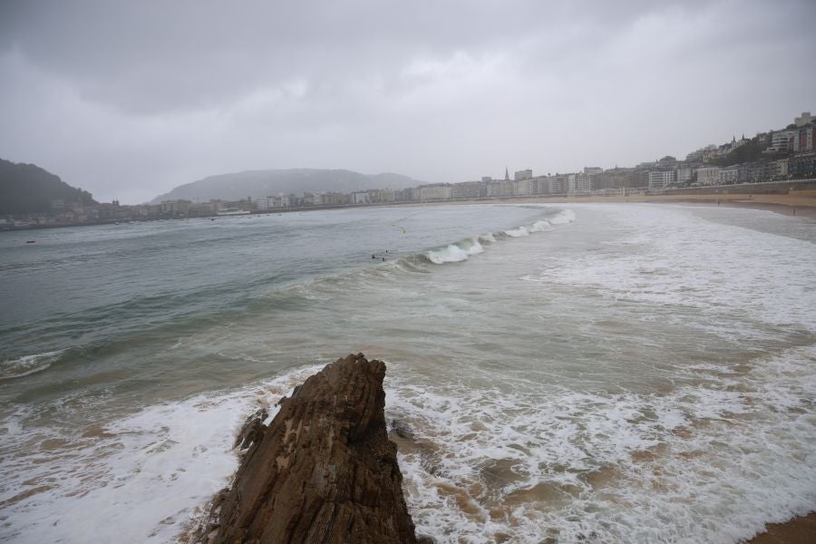 La borrasca &#039;Patricia&#039; llega a Donostia