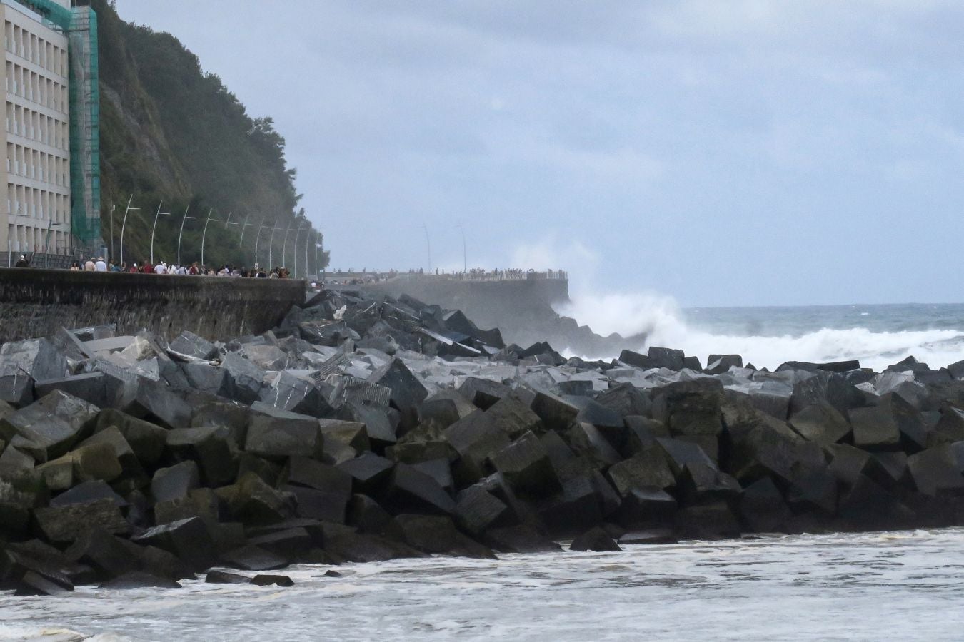 La borrasca &#039;Patricia&#039; llega a Donostia