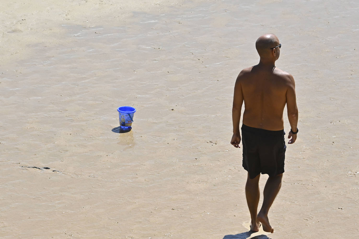 Jornada soleada en las playas guipuzcoanas