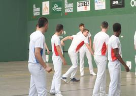 El torneo de pelota de El Antiguo, un clásico de la Aste Nagusia de Donostia.