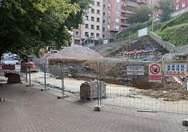 Los chorros de agua con sus juegos se ubican al lado del actual quiosco de Txantxa Zelai.