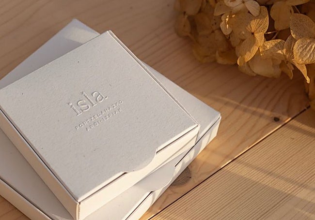 Cajas sostenibles de la firma Isla