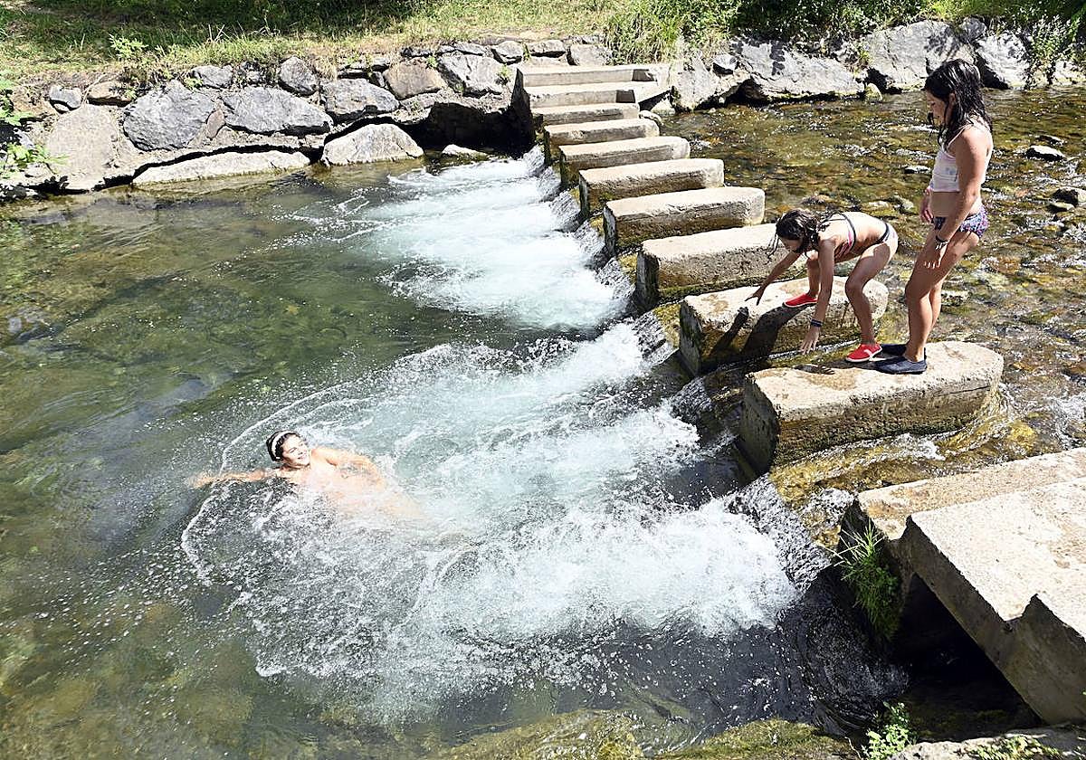 Los chapuzones y la sombra, los mejores aliados para evitar el sofoco