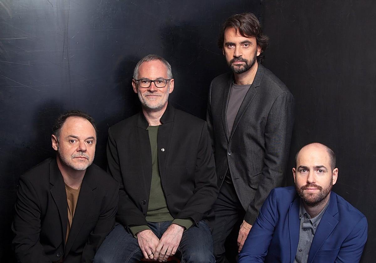 Javier Aguirre, Juan Mesana, Sergio Suárez y Carlos Gallifa forman el Cuarteto Trifolium.