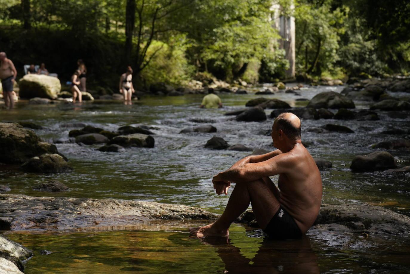 Los chapuzones y la sombra, los mejores aliados para evitar el sofoco