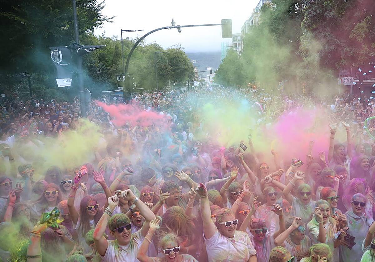 El Holi Fest más colorido