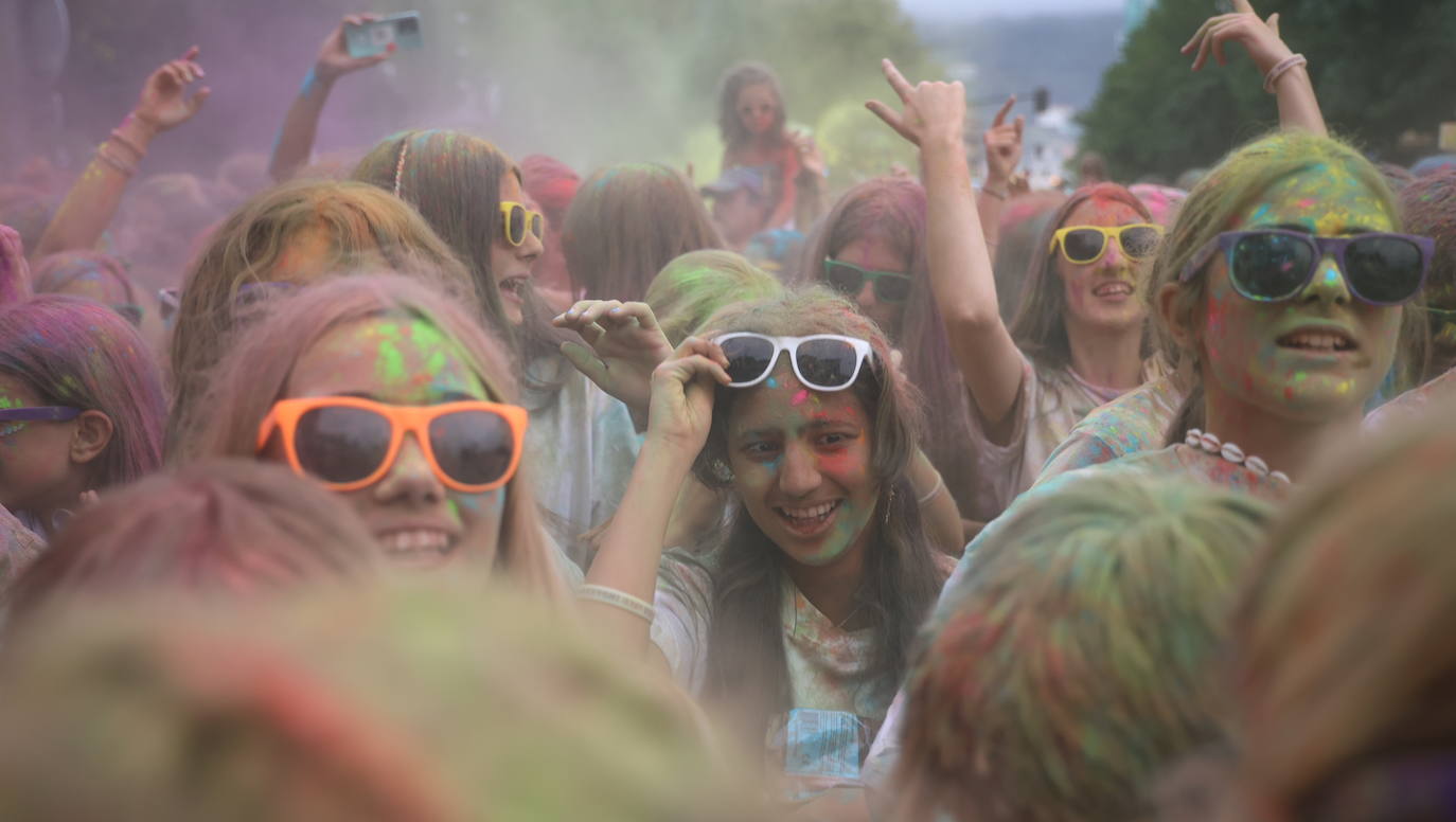 El Holi Fest más colorido