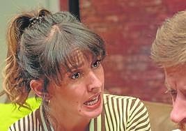 Marina San José durante la función que se representa desde esta tarde en el Victoria Eugenia.