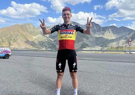 Evenepoel, en Andorra.