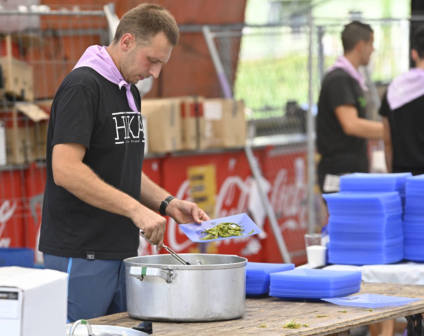 Las mejores imágenes de la degustación de piparras en Ibarra