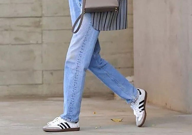 Modelo 'Samba' de Adidas en color blanco