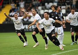 Celebración del 1-0