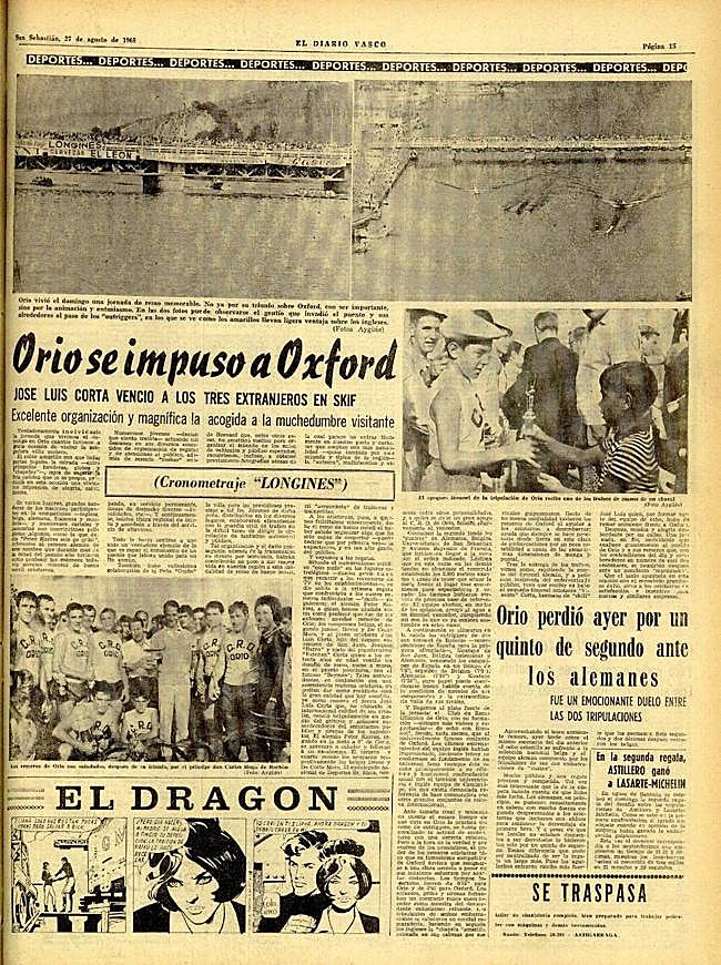 Página publicada por DV el 26 de agosto de 1968.