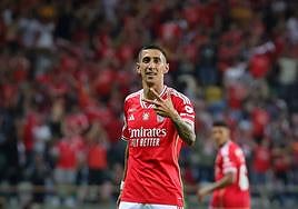 Ángel Di María es una de las estrellas del Benfica, el campeón de la Liga Portuguesa.