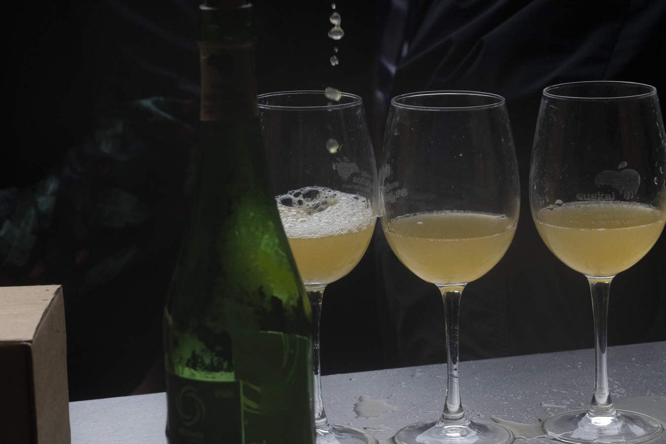 Un Sagardo Eguna pasado por agua