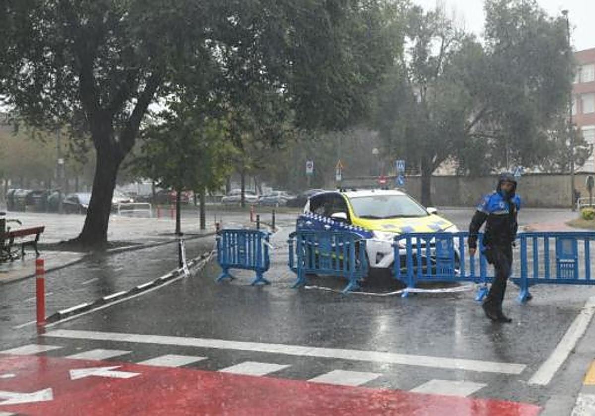 Pamplona vive uno de los mayores espisodios de agua desde que hay registro a consecuencia de la DANA