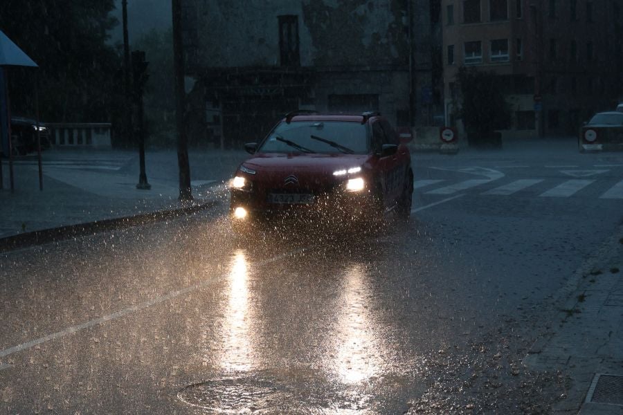 La DANA provoca intensas lluvias en Gipuzkoa