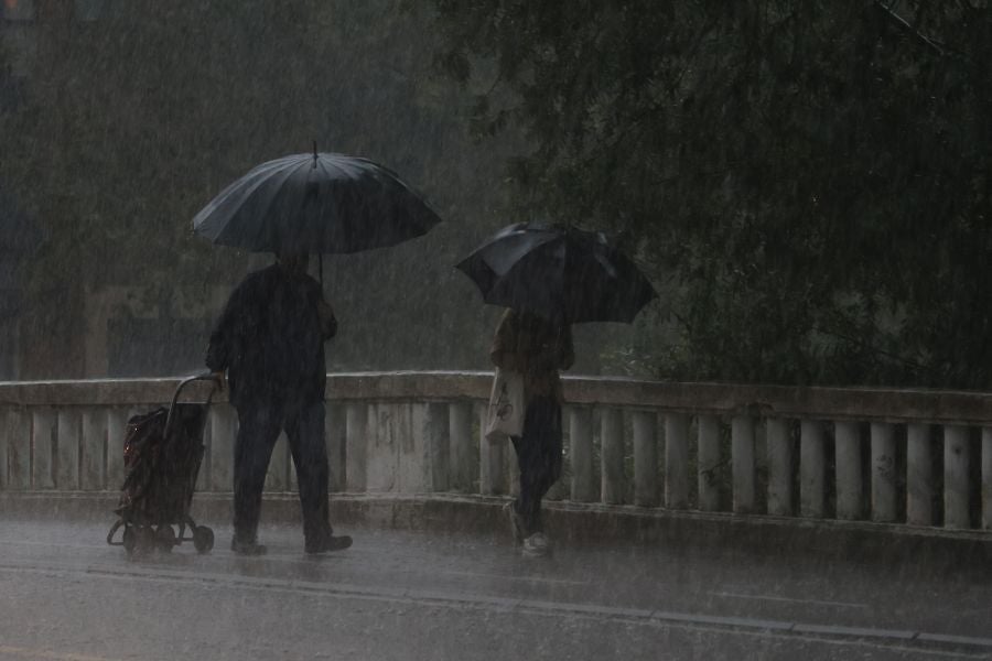 La DANA provoca intensas lluvias en Gipuzkoa