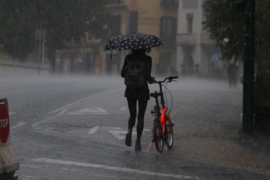 La DANA provoca intensas lluvias en Gipuzkoa
