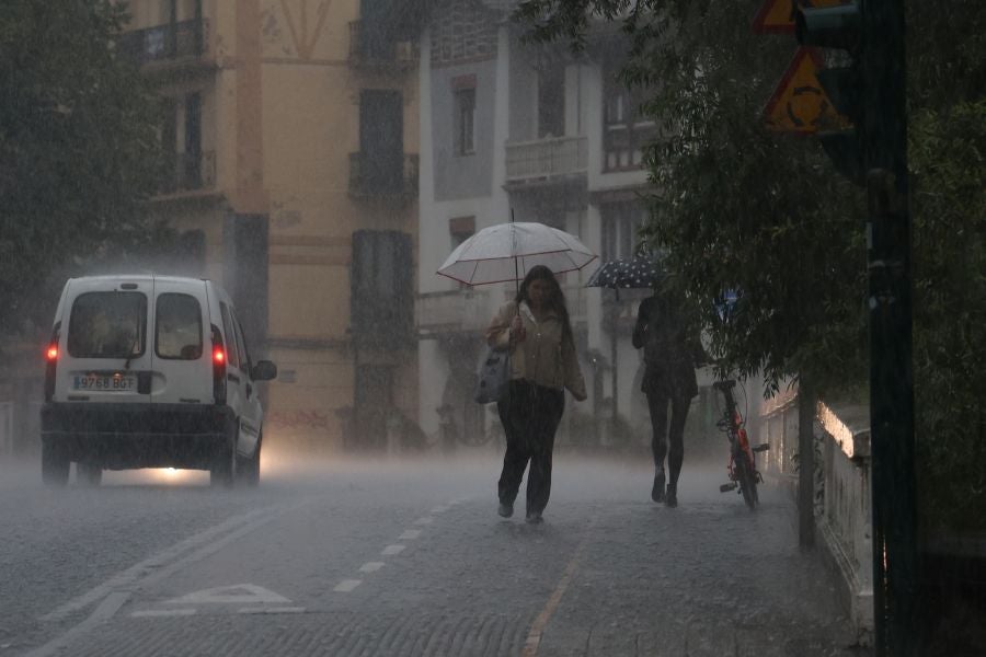 La DANA provoca intensas lluvias en Gipuzkoa